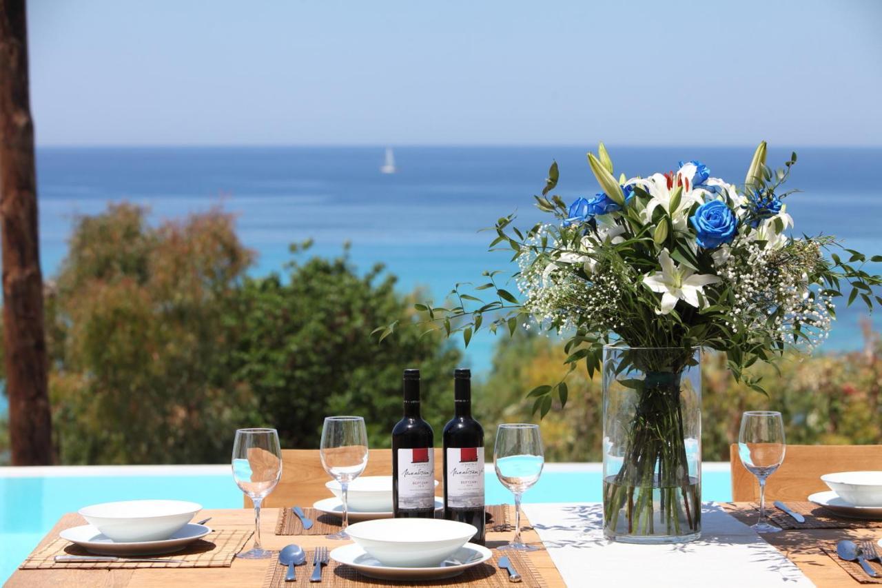 Capro - Milos Bay Villas Áyios Nikítas 外观 照片