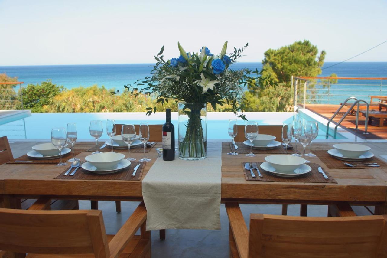 Capro - Milos Bay Villas Áyios Nikítas 外观 照片